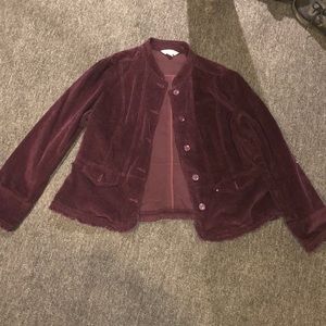dark purple jacket